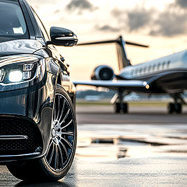 SMF Airport Chauffeured Black Car Service